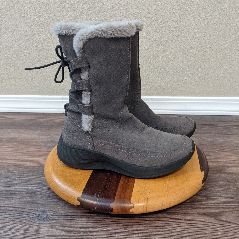 Earth Origins Drift Delaney size 6.5 Grey Suede